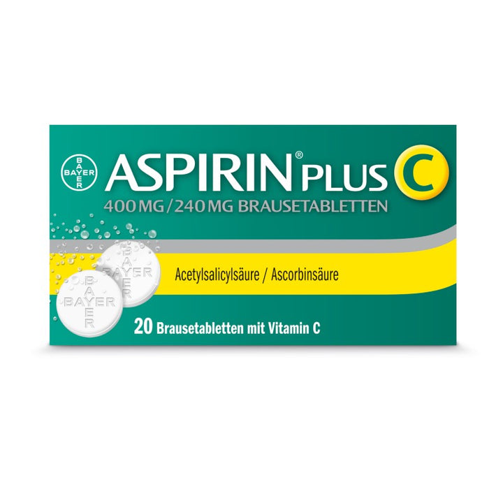 ASPIRIN plus C Brausetabletten, 20 pcs. Tablets