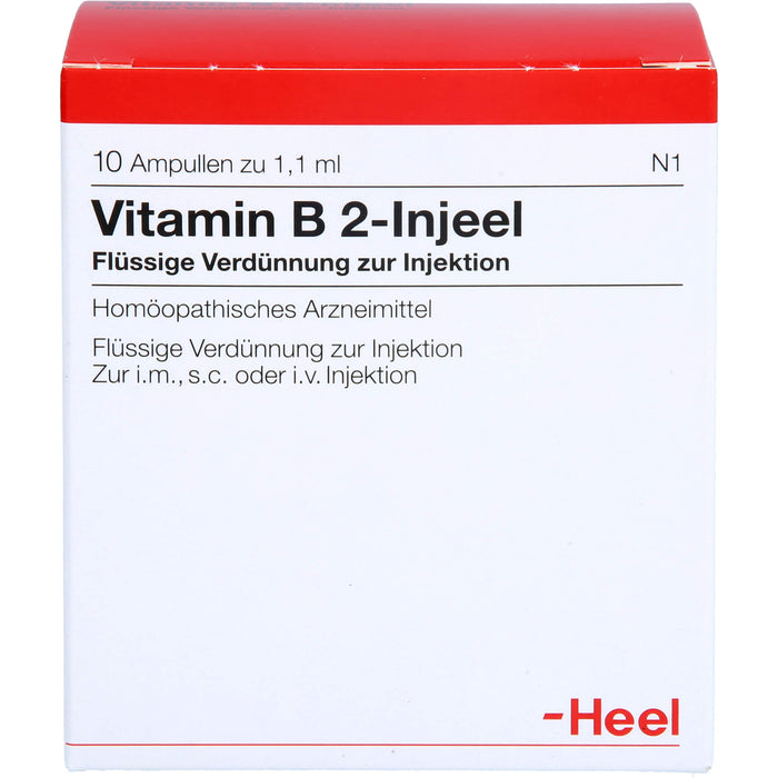 Vitamin B 2 Injeel Amp., 10 St. Ampullen