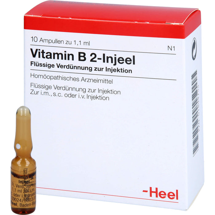 Heel Vitamin B2 Injeel Ampullen, 10 pc Ampoules