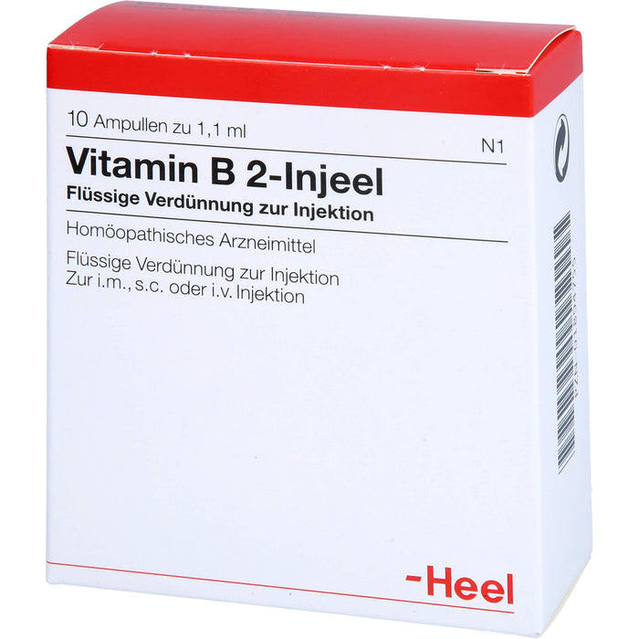 Vitamin B 2 Injeel Amp., 10 St. Ampullen