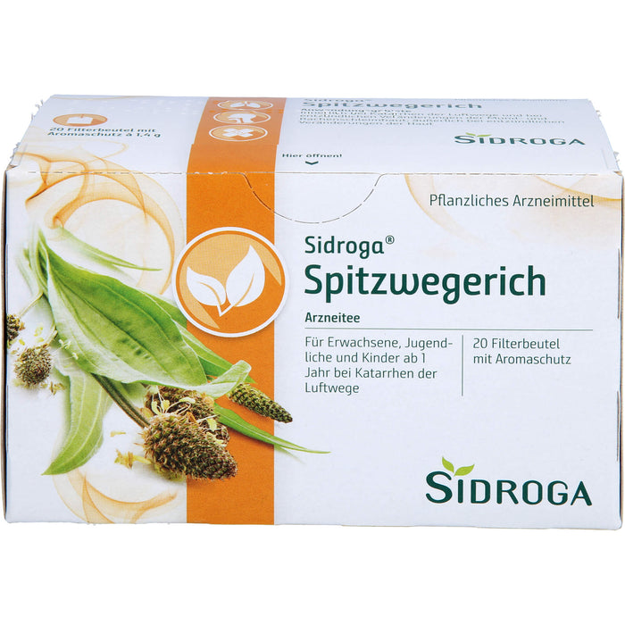 Sidroga Spitzwegerich, 20 pc Sac filtrant