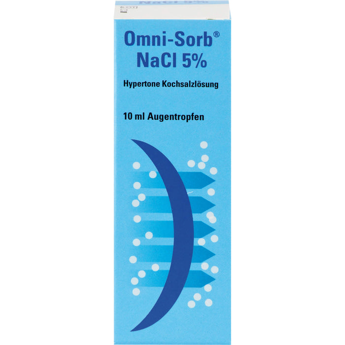 Omni-Sorb Augentropfen zur Entquellung von Hornhautödemen  und zur Wiederherstellung des osmotischen Hornhautgleichgewichts, 10 ml Solution