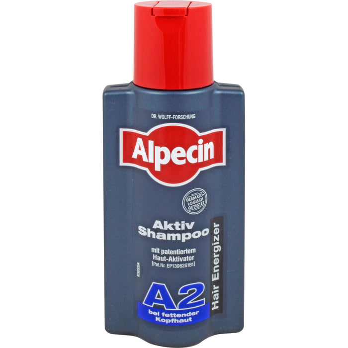 Alpecin Aktiv Shampoo A2 bei fettender Kopfhaut, 250 ml Shampoo