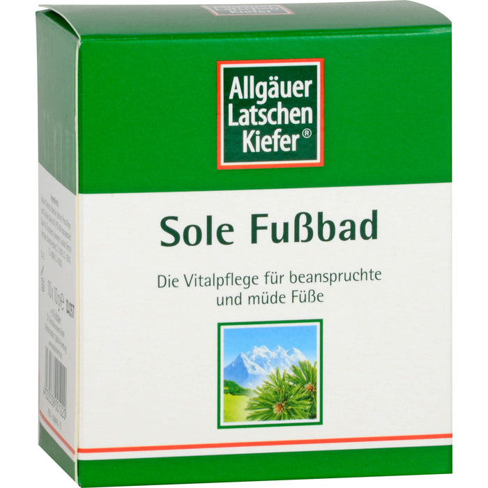 Allgäuer Latschenkiefer Sole Fußbad, 10 St. Beutel