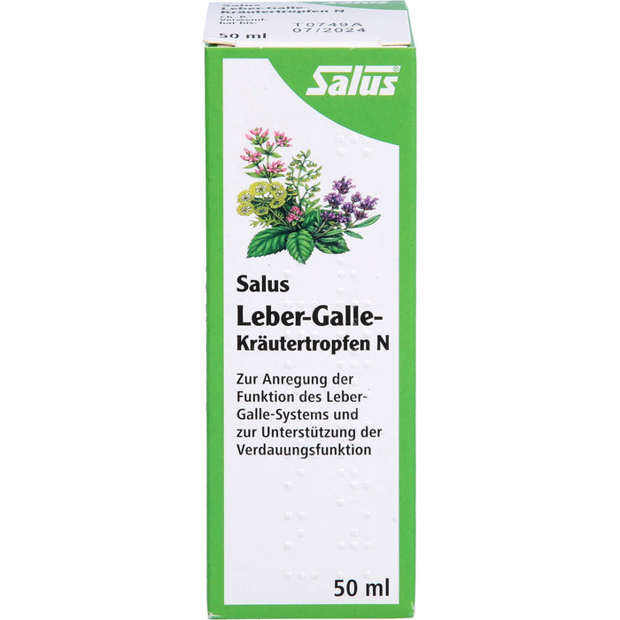 Salus Leber-Galle-Kräutertropfen N, 50 ml Solution