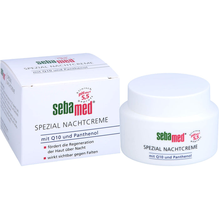 sebamed spezial Nachtcreme mit Q10 und Panthenol, 75 ml Creme