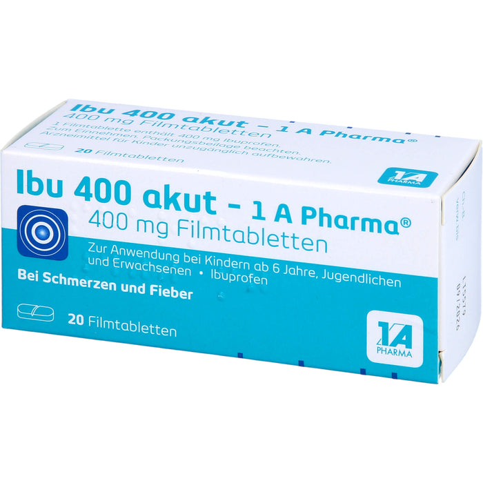 Ibu 400 akut - 1 A Pharma Filmtabletten, 20 St. Tabletten