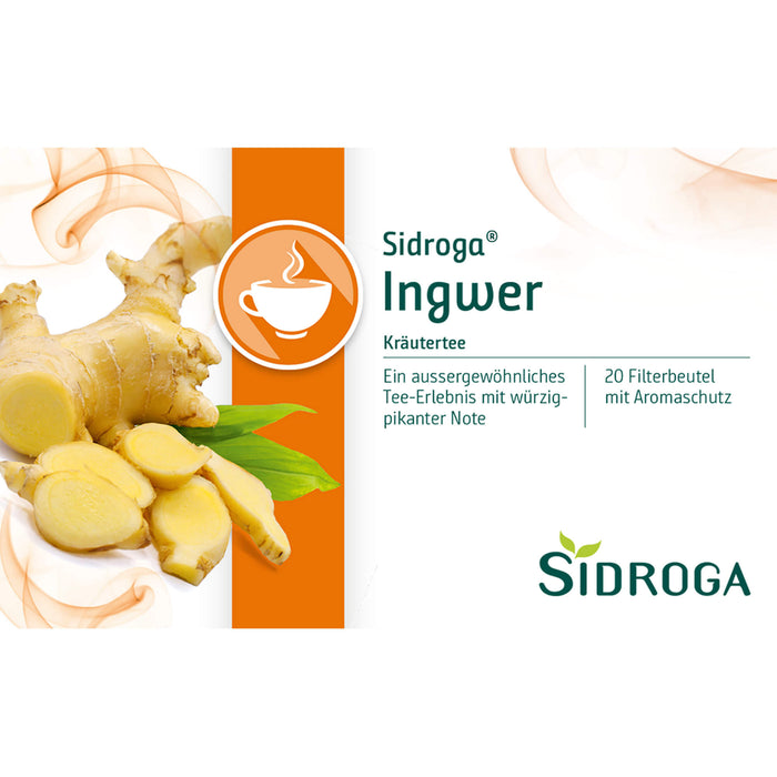 Sidroga Ingwer Kräutertee, 20 pc Sac filtrant