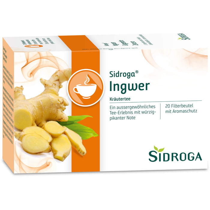 Sidroga Ingwer Kräutertee, 20 pc Sac filtrant