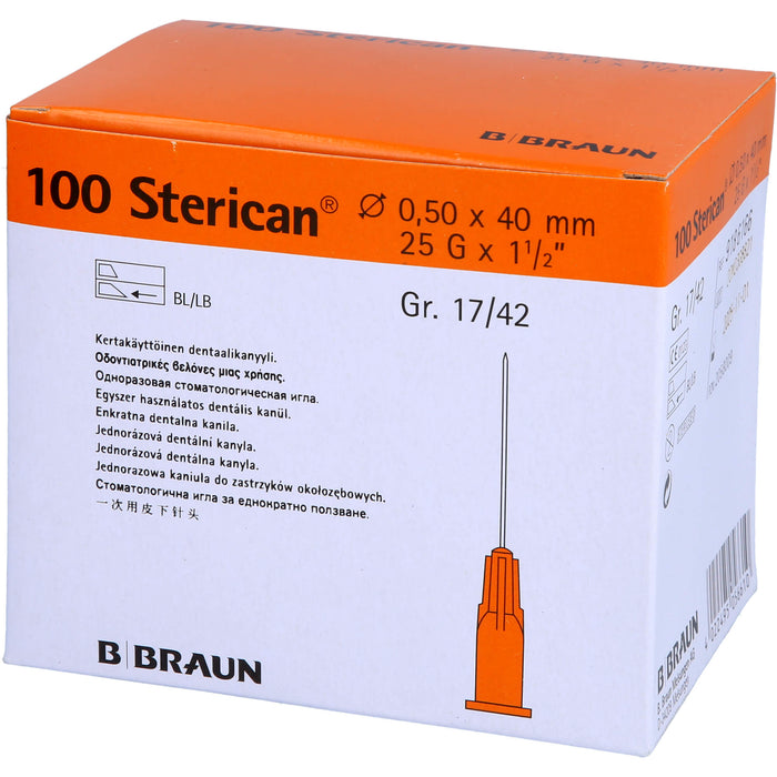 STERICAN DENT KA L 0,5X40, 100 St KAN