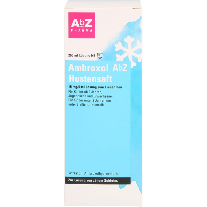 Ambroxol AbZ Hustensaft 15 mg/5 ml, 250 ml Solution