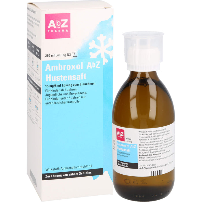 Ambroxol AbZ Hustensaft 15 mg/5 ml, 250 ml Solution