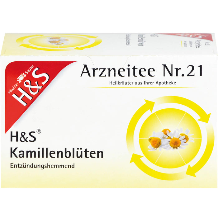 H&S Kamillenblüten Arzneitee Nr. 21, 20 pcs. Filter bag