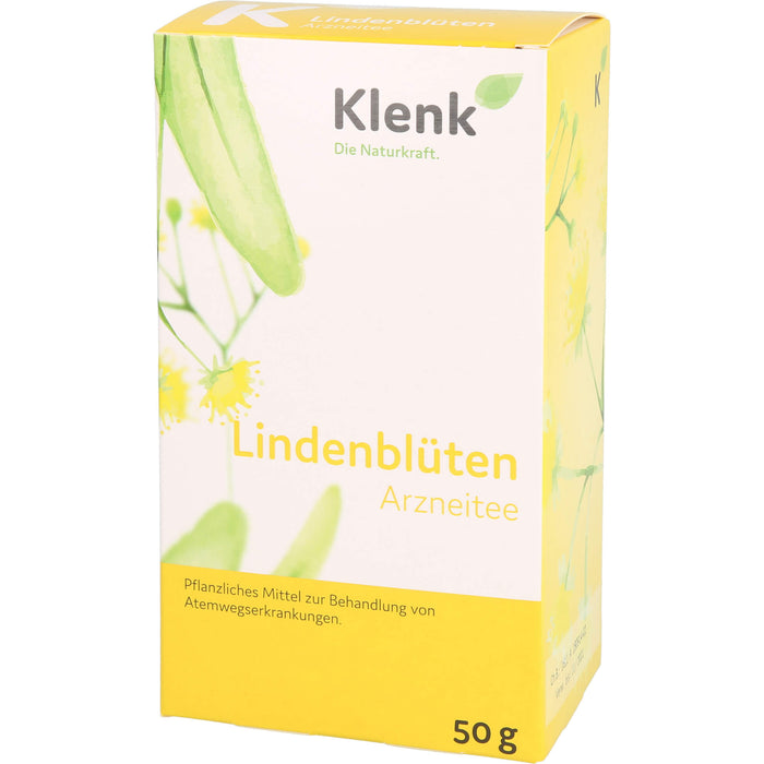 Klenk Lindenblüten bei Erkältungskrankheiten und gegen Reizhusten, 50 g Tee