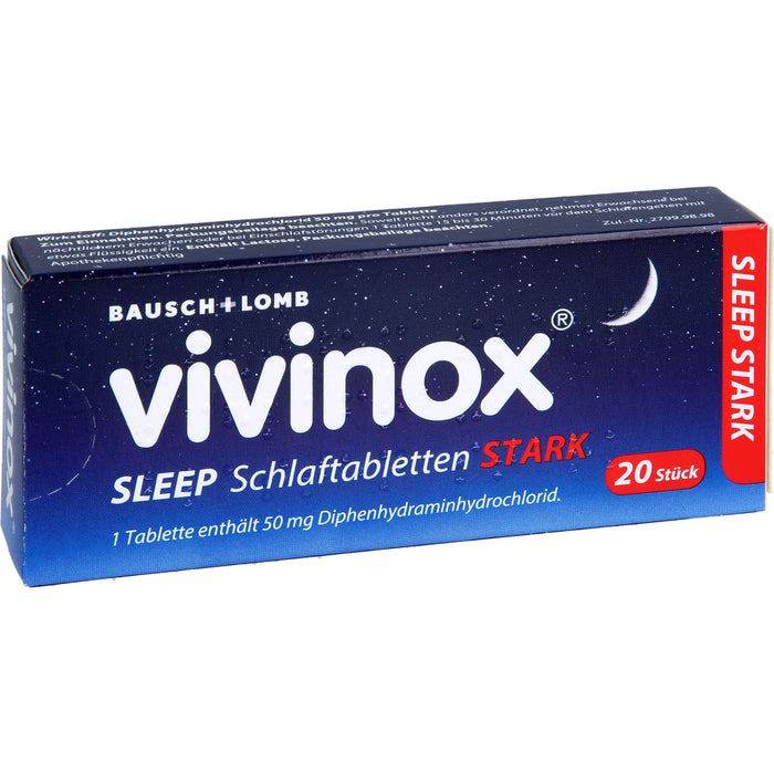 vivinox sleep stark Schlaftabletten, 20 St. Tabletten