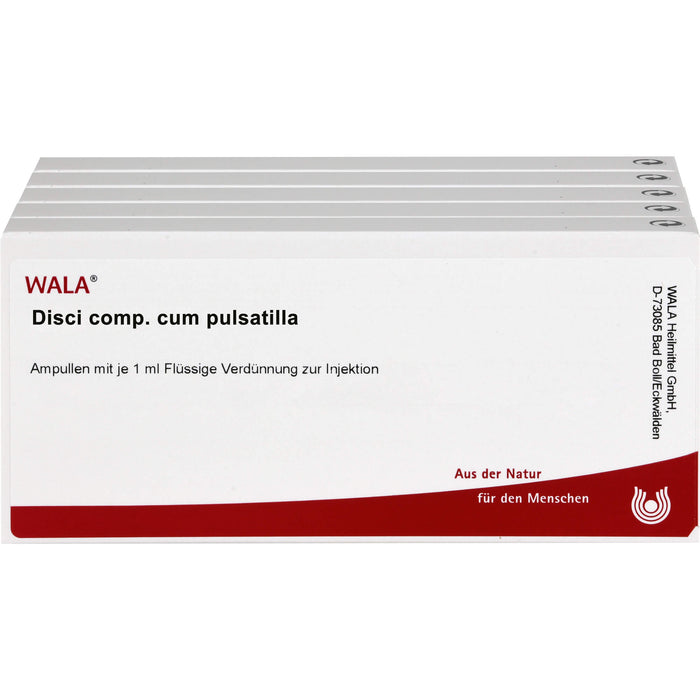 WALA Disci comp. cum Pulsatilla flüssige Verdünnung, 50 pcs. Ampoules