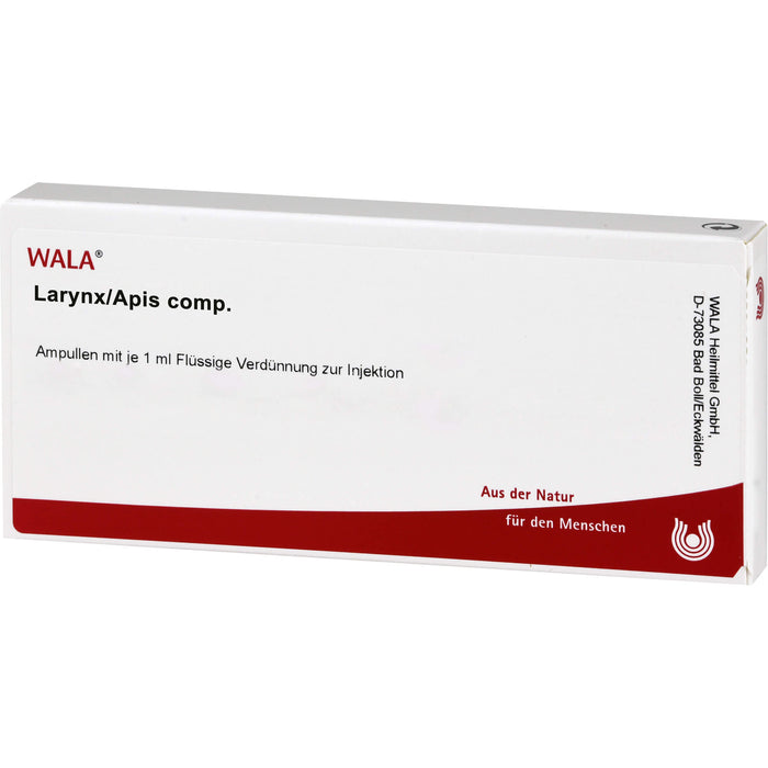 WALA Larynx / Apis comp. Globuli, 10 pc Ampoules