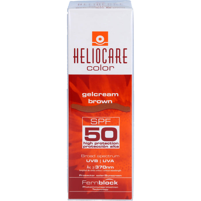 HELIOCARE Color Gelcream brown SPF 50 getönter Sonnenschutz, 50 ml Crème