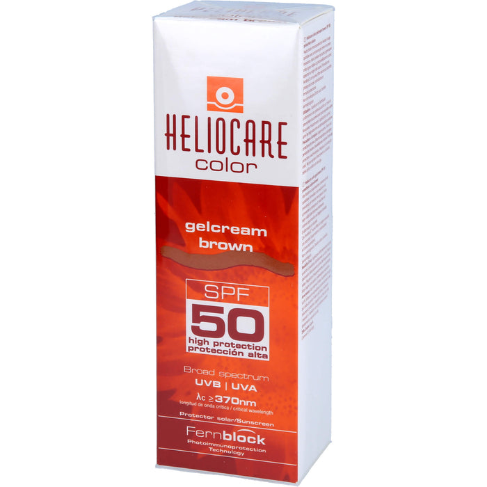 HELIOCARE Color Gelcream brown SPF 50 getönter Sonnenschutz, 50 ml Cream