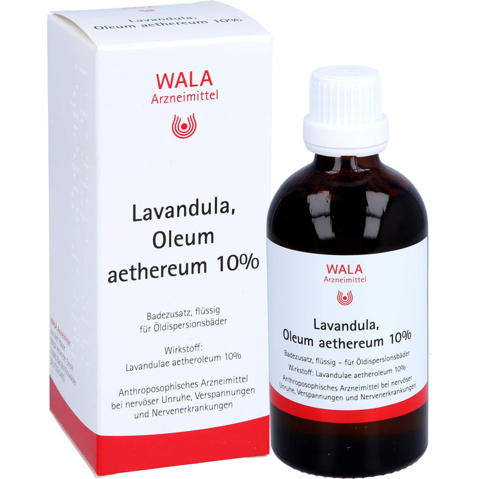 WALA Lavandula Oleum aethereum 10% Badezusatz, 100 ml Oil