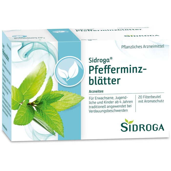 Sidroga Pfefferminzblätter Arzneitee, 20 pcs. Filter bag