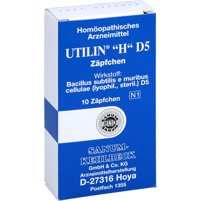 Utilin H D5 Zäpfchen, 10 St. Zäpfchen