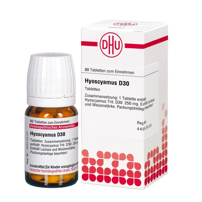 DHU Hyoscyamus D30 Tabletten, 80 pc Tablettes