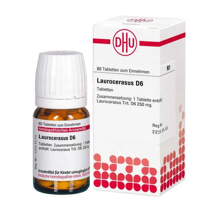 DHU Laurocerasus D6 Tabletten, 80 pc Tablettes