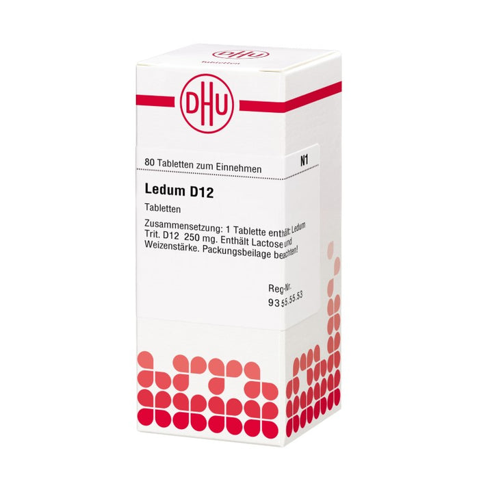 DHU Ledum D12 Tabletten, 80 St. Tabletten