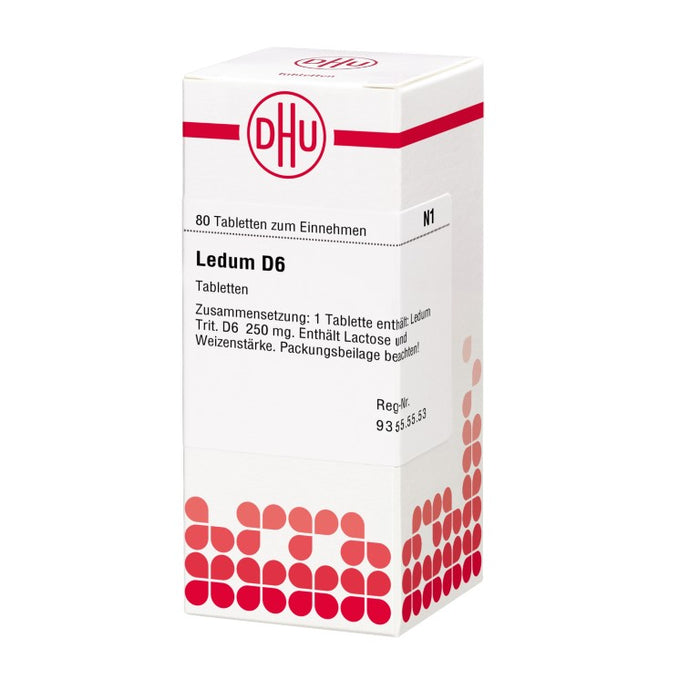 DHU Ledum D6 Tabletten, 80 St. Tabletten