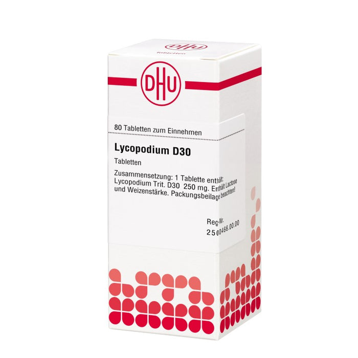 DHU Lycopodium D30 Tabletten, 80 St. Tabletten