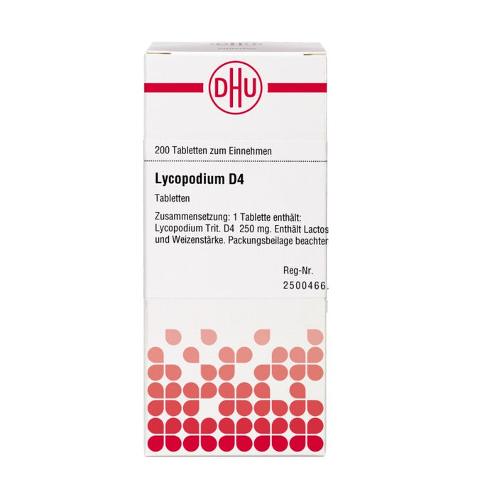 DHU Lycopodium D4 Tabletten, 200 St. Tabletten