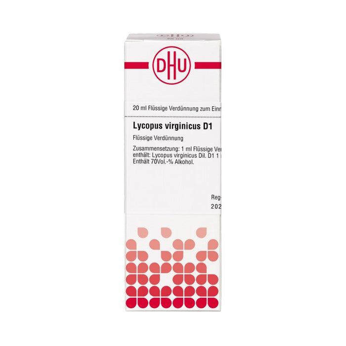 DHU Lycopus virginicus D1 Dilution, 20 ml Lösung