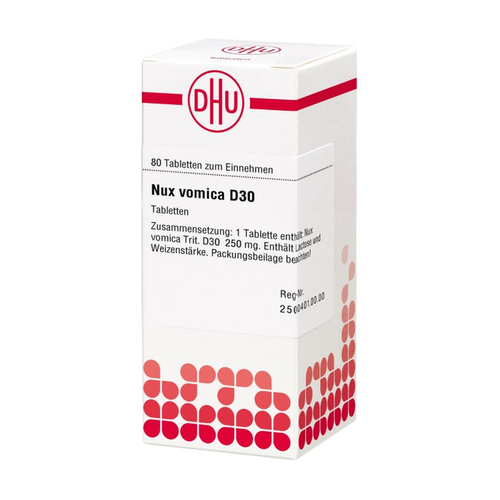 DHU Nux vomica D30 Tabletten, 80 pc Tablettes