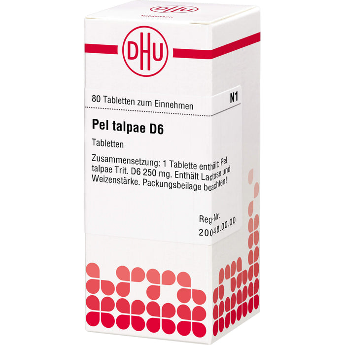 Pel talpae D6 DHU Tabletten, 80 St. Tabletten