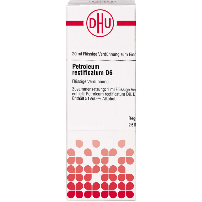 DHU Petroleum rectificatum D6 Dilution, 20 ml Lösung