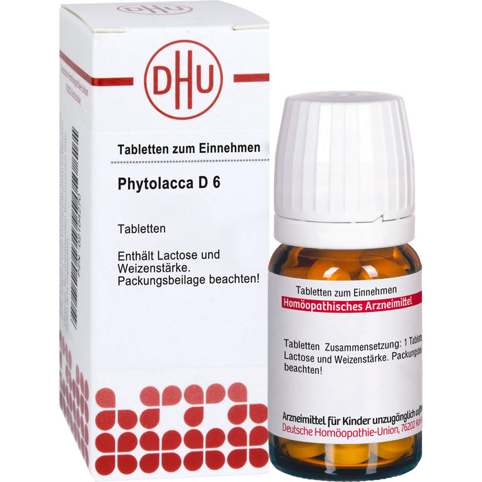 DHU Phytolacca D6 Tabletten, 80 pc Tablettes