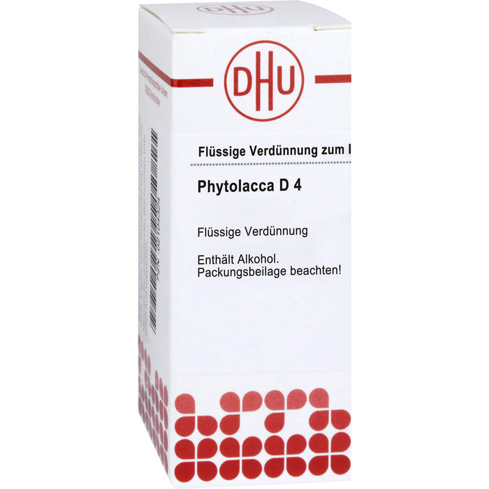 DHU Phytolacca D4 Dilution, 20 ml Lösung