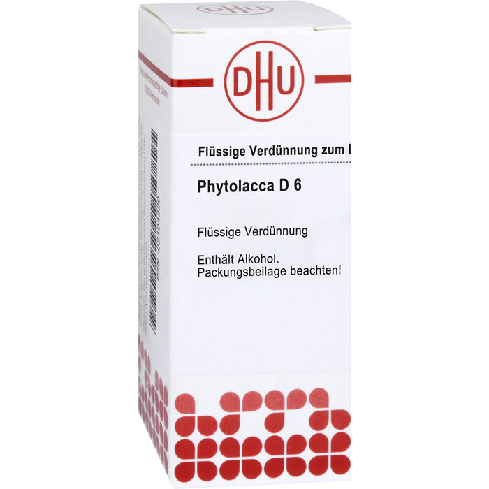 DHU Phytolacca D6 Dilution, 20 ml Lösung