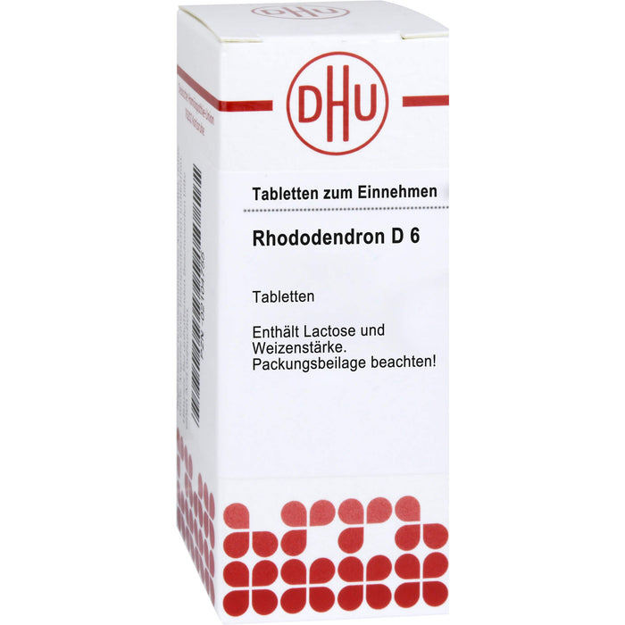 DHU Rhododendron D6 Tabletten, 80 St. Tabletten