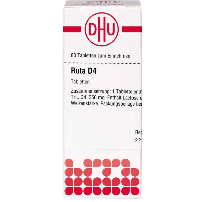 DHU Ruta D4 Tabletten, 80 pc Tablettes