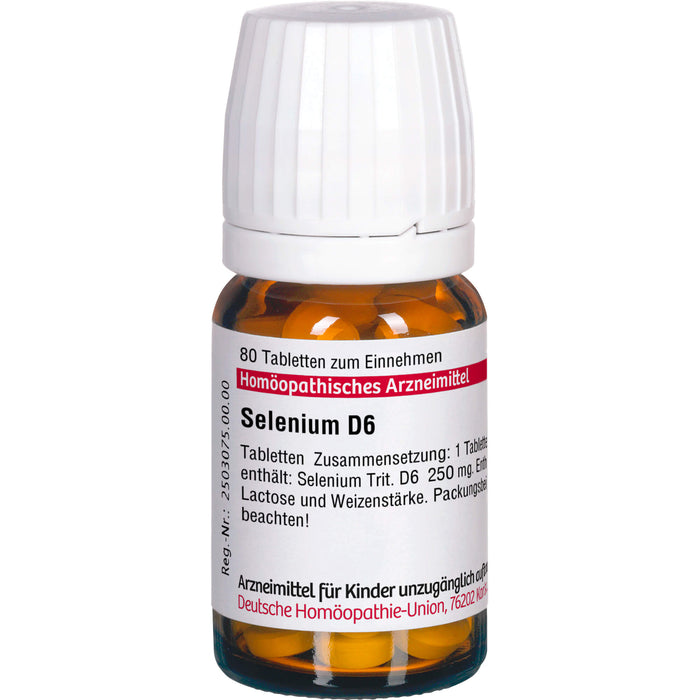 DHU Selenium D6 Tabletten, 80 pc Tablettes