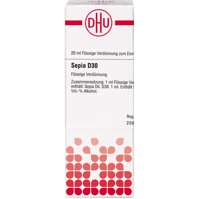 DHU Sepia D30 Dilution, 20 ml Lösung