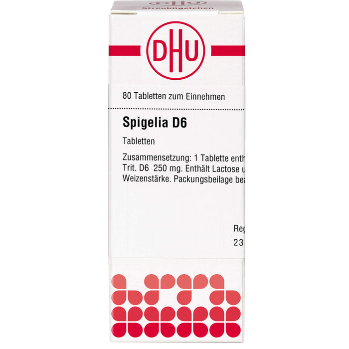 Spigelia D6 DHU Tabletten, 80 St. Tabletten