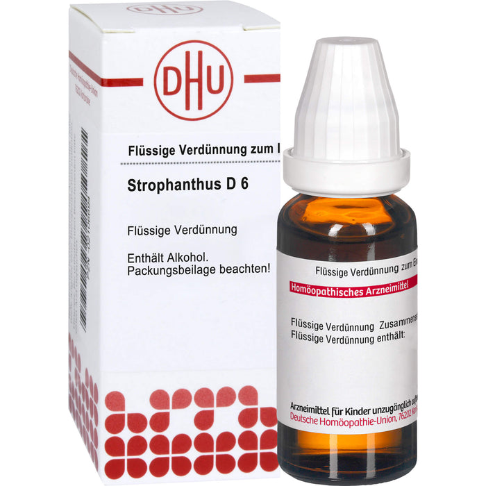 Strophanthus D6 DHU Dilution, 20 ml Lösung