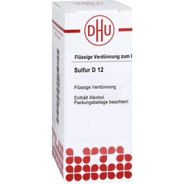 DHU Sulfur D12 Dilution, 20 ml Lösung