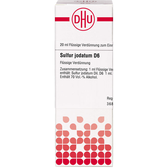 Sulfur jodatum D6 DHU Dilution, 20 ml Lösung