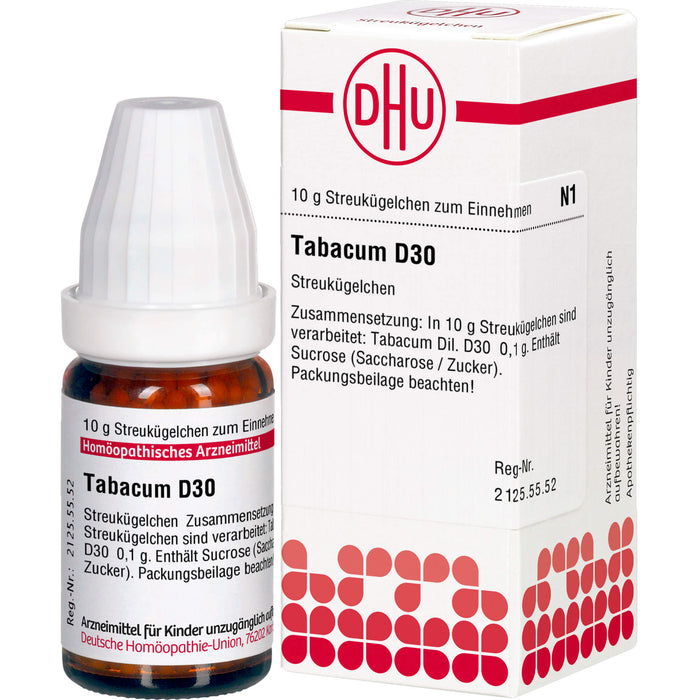 DHU Tabacum D30 Streukügelchen, 10 g Globules