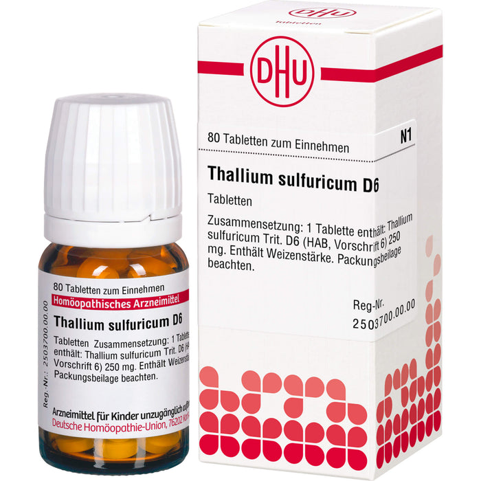 DHU Thallium sulfuricum D6 Tabletten, 80 pcs. Tablets