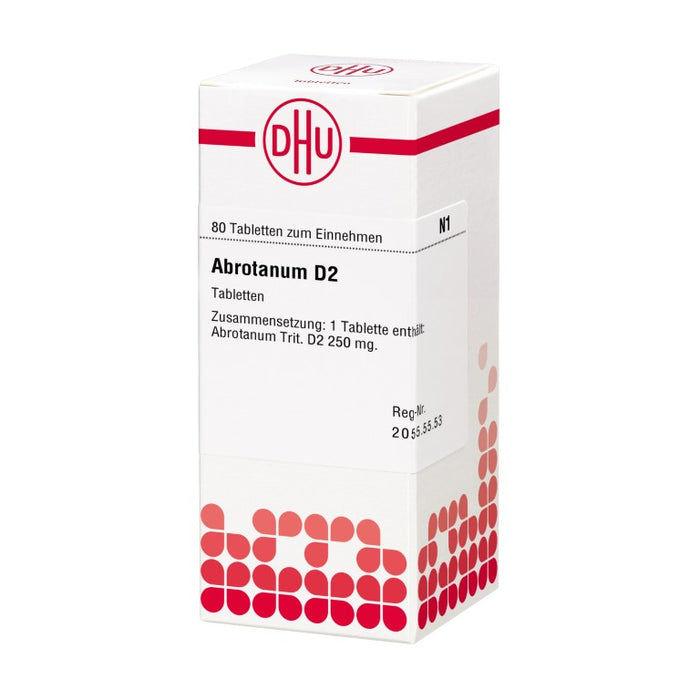 DHU Abrotanum D2 Tabletten, 80 pcs. Tablets